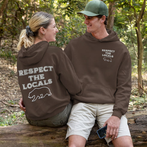 Respect The Locals Double Sided Hoodie